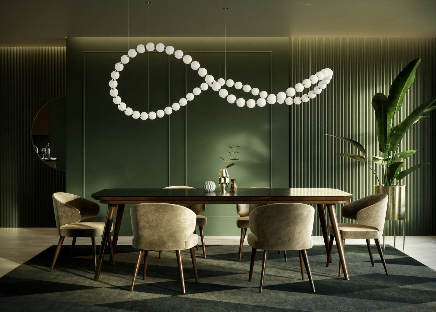 Pearl Drop Customize Chandelier - YIOSI