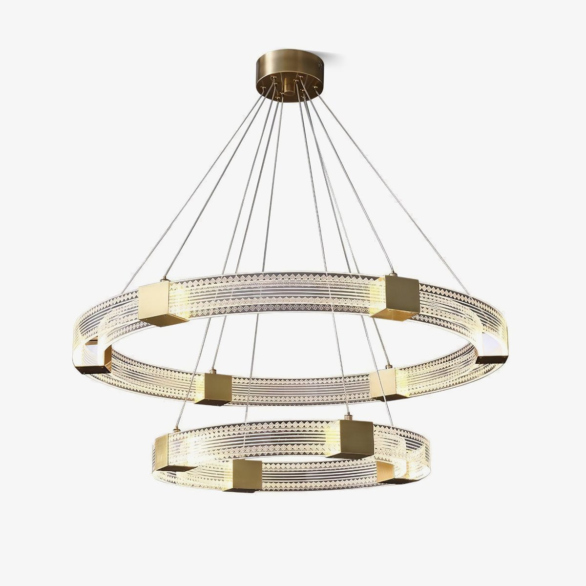 Parallel Ring LED Chandelier - YIOSI