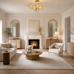 Pear Dome Upward Branch Chandelier D800 - Gold