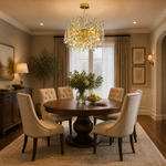 Pear-Shaped Boat-Type Pendant Light 1500 - Gold