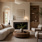 Pearl Modern Alabaster Disc Table Lamp