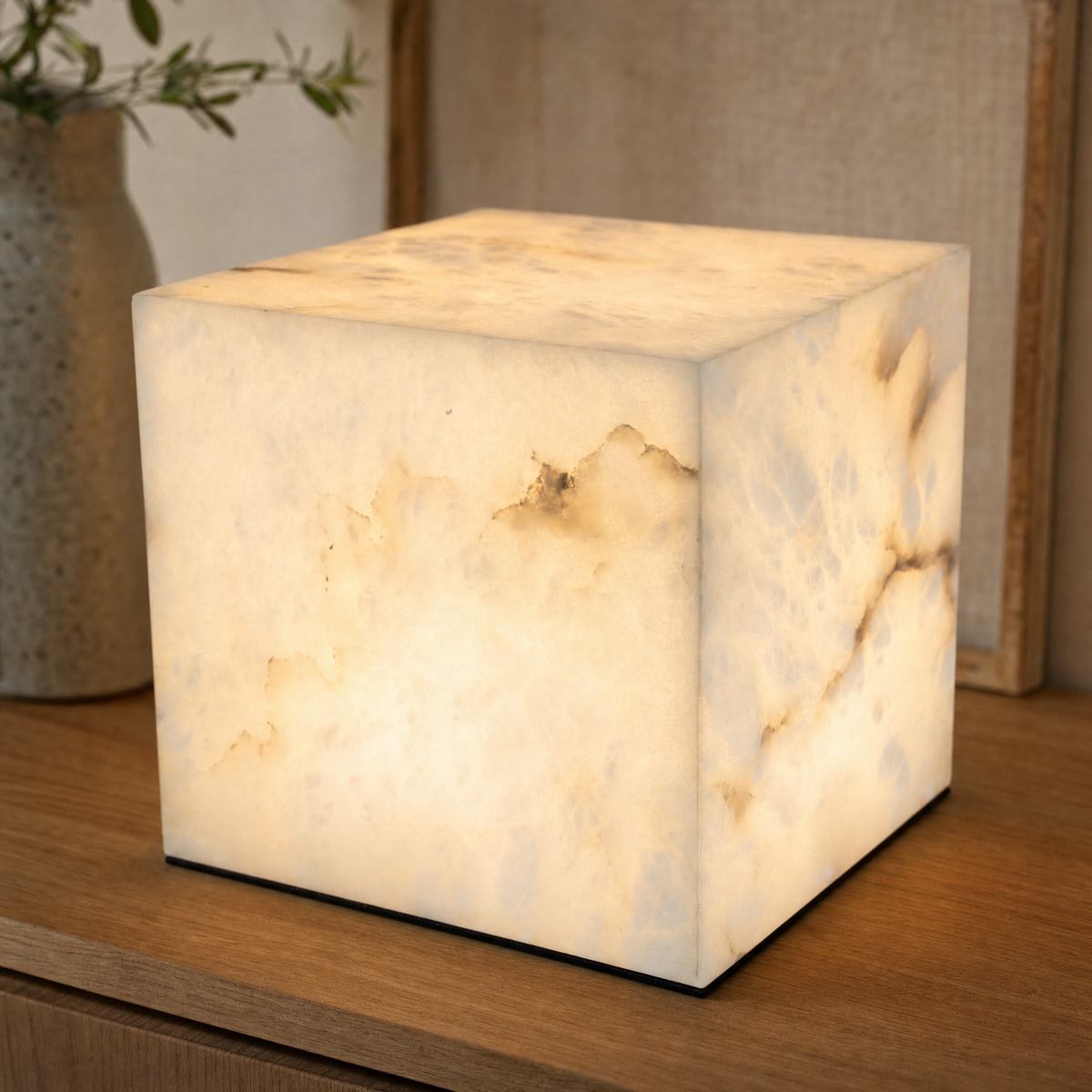 Pearl Modern Alabaster Table Lamp