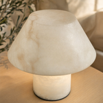 Pearl Modern Alabaster Table Lamp Mushroom