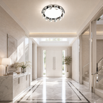 Pearl Net Modern Crystal Flush Mount Ceiling Light