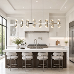 Pearl Net Modern Linear Dining Pendant Light