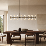 Pearl Net Modern Linear Dining Pendant Light