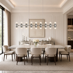 Pearl Net Modern Linear Dining Pendant Light