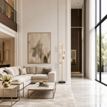 Pearl Net Modern Sculptural Floor Lamp