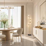 Pearl Net Modern Sculptural Floor Lamp