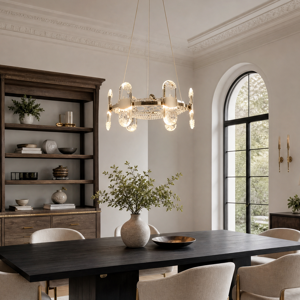 Pearl Net Modern Sculptural Pendant Light