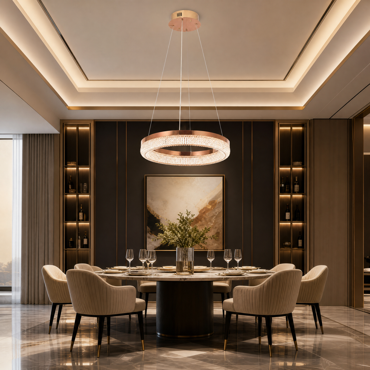 Penombra Ring Chandelier
