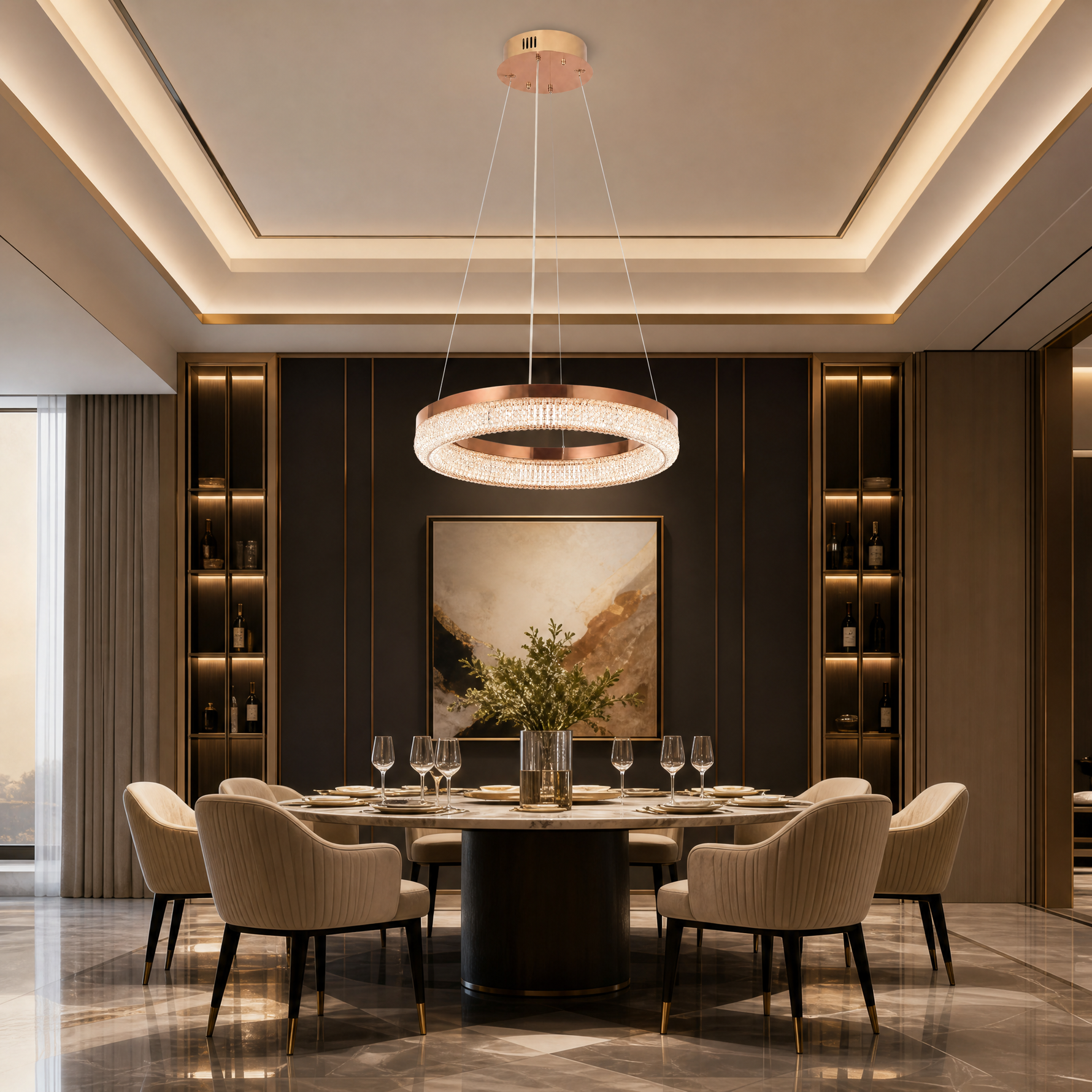 Penombra Ring Chandelier