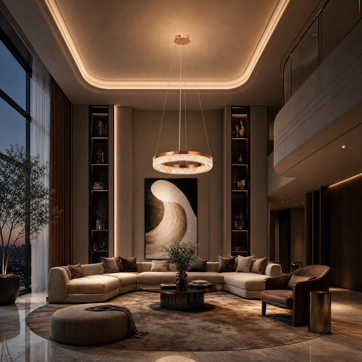Penombra Ring Chandelier