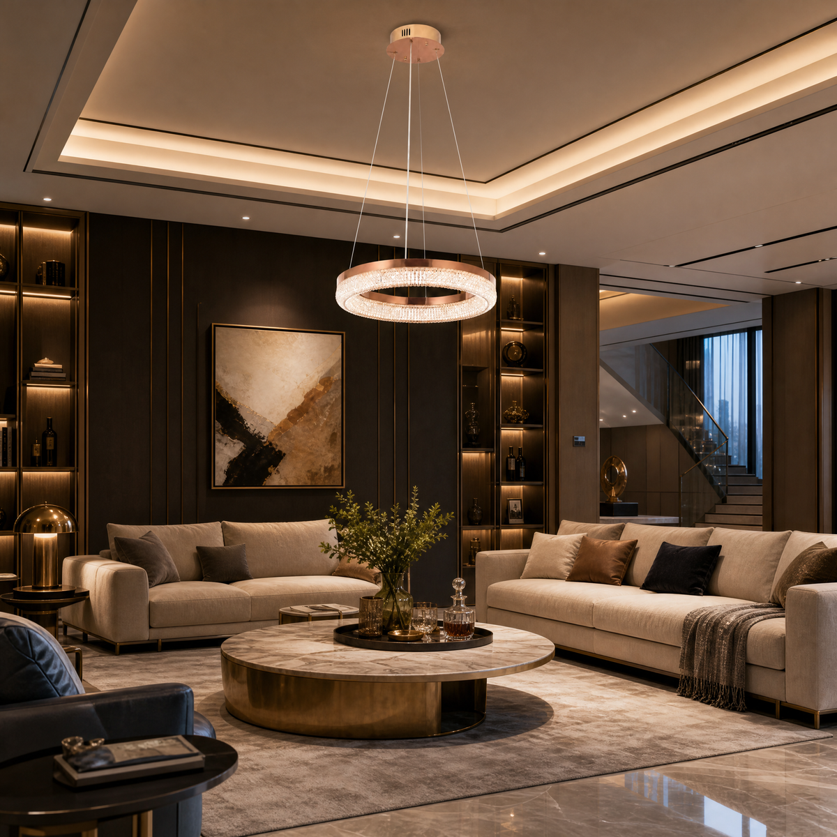 Penombra Ring Chandelier