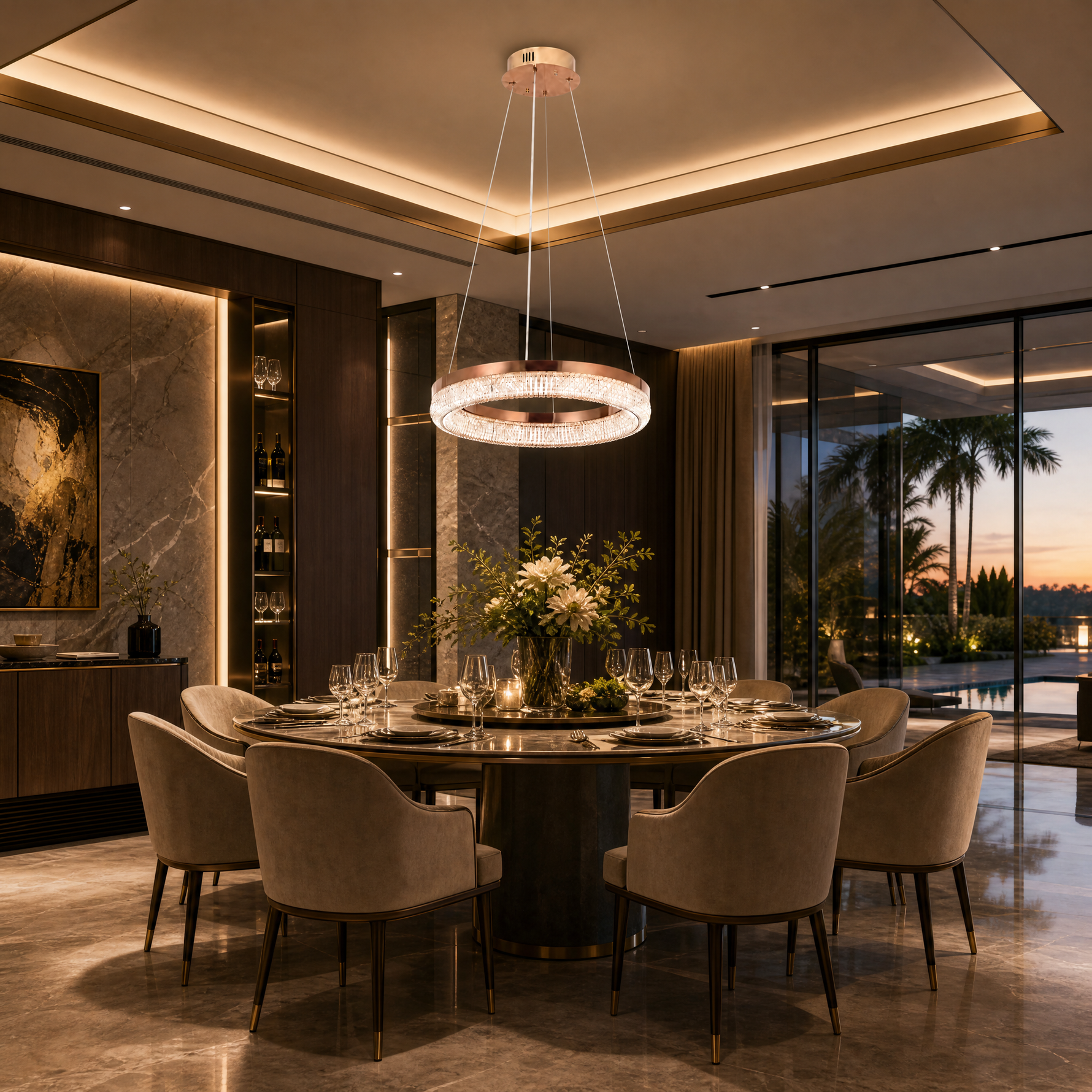Penombra Ring Chandelier