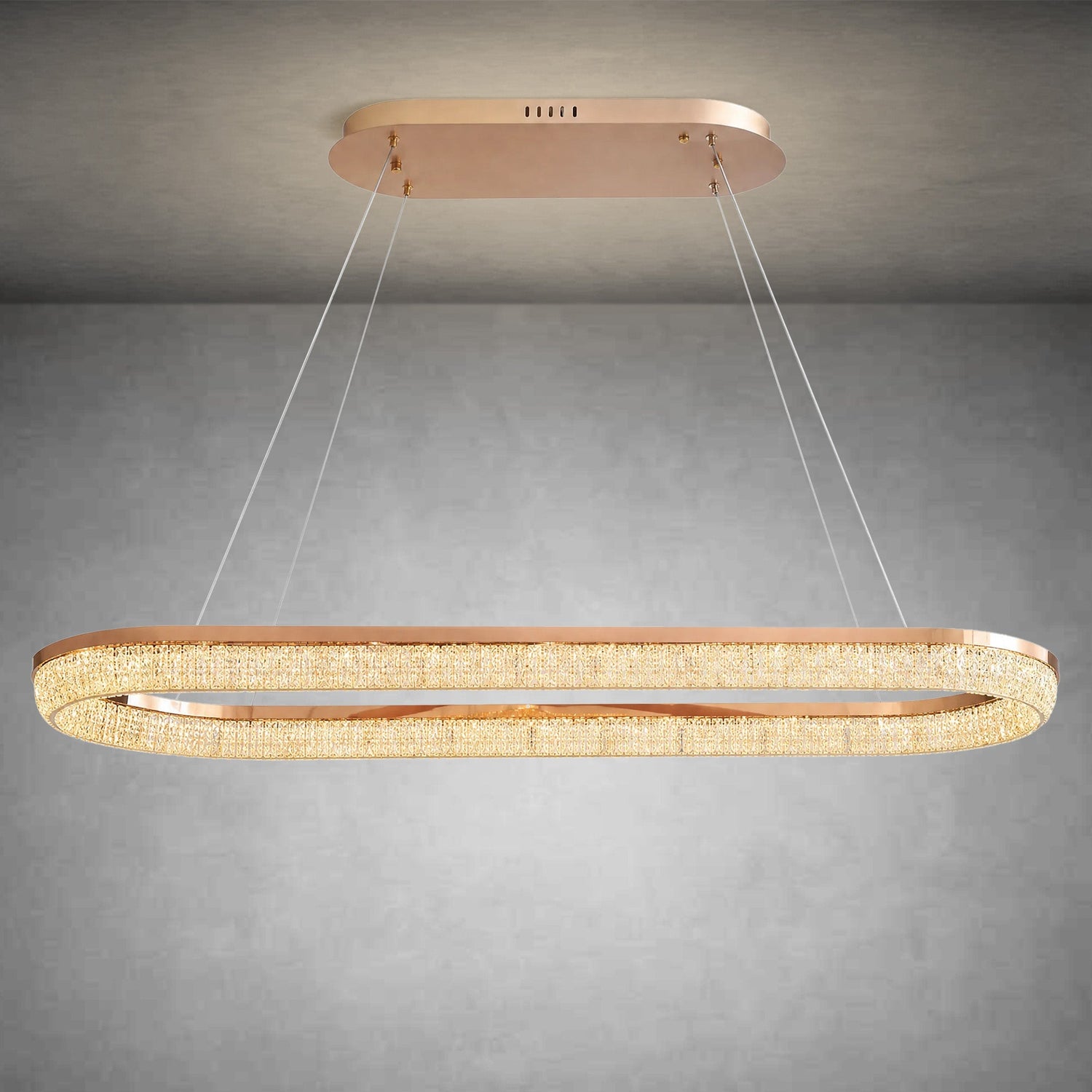 Penombra Ring Rectangular Chandelier