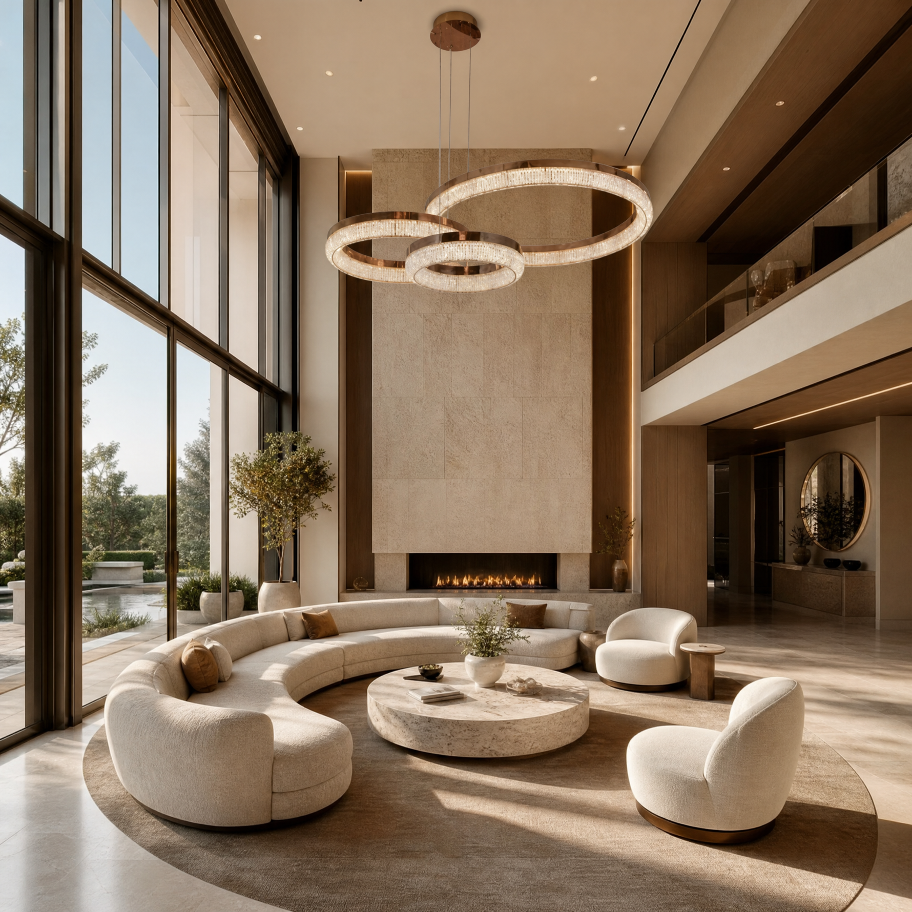 Penombra Ring Trio Chandelier