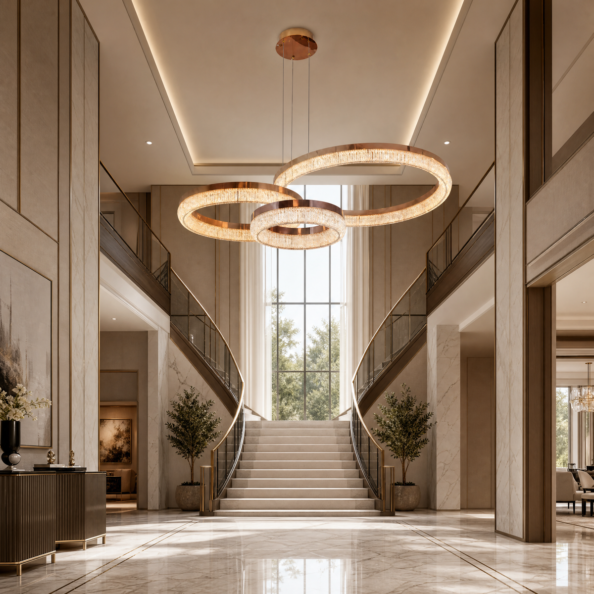 Penombra Ring Trio Chandelier