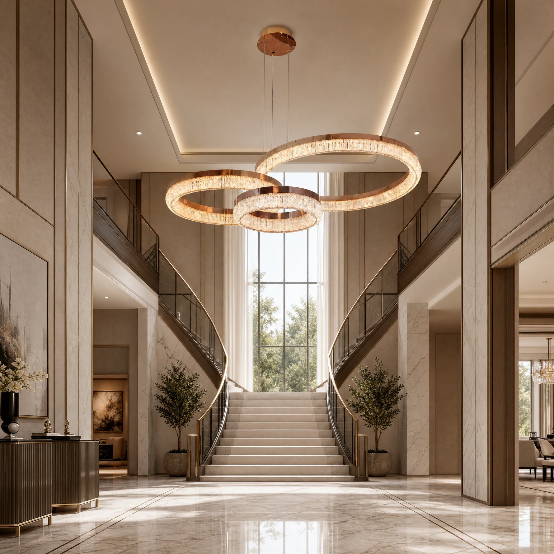 Penombra Ring Trio Chandelier
