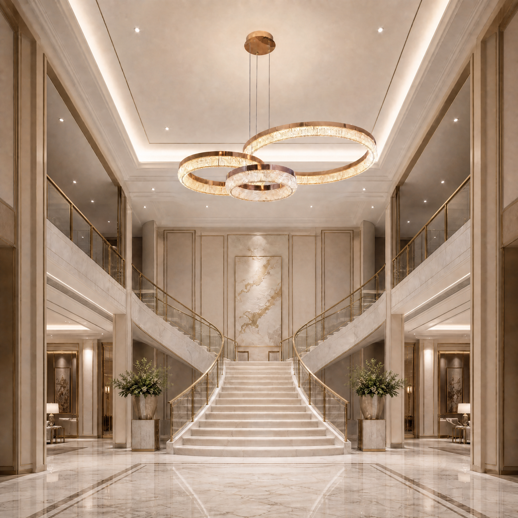 Penombra Ring Trio Chandelier