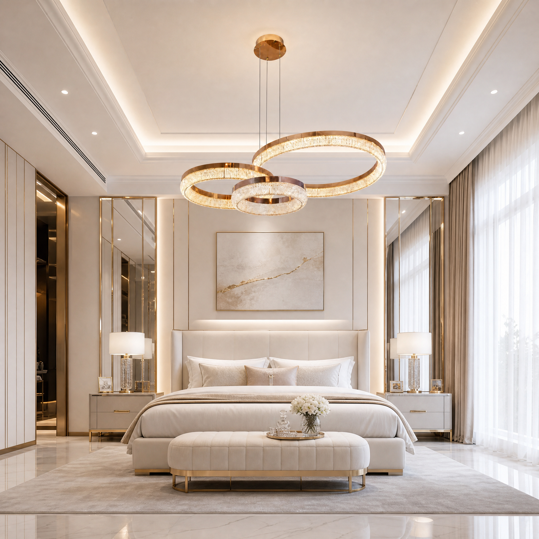 Penombra Ring Trio Chandelier