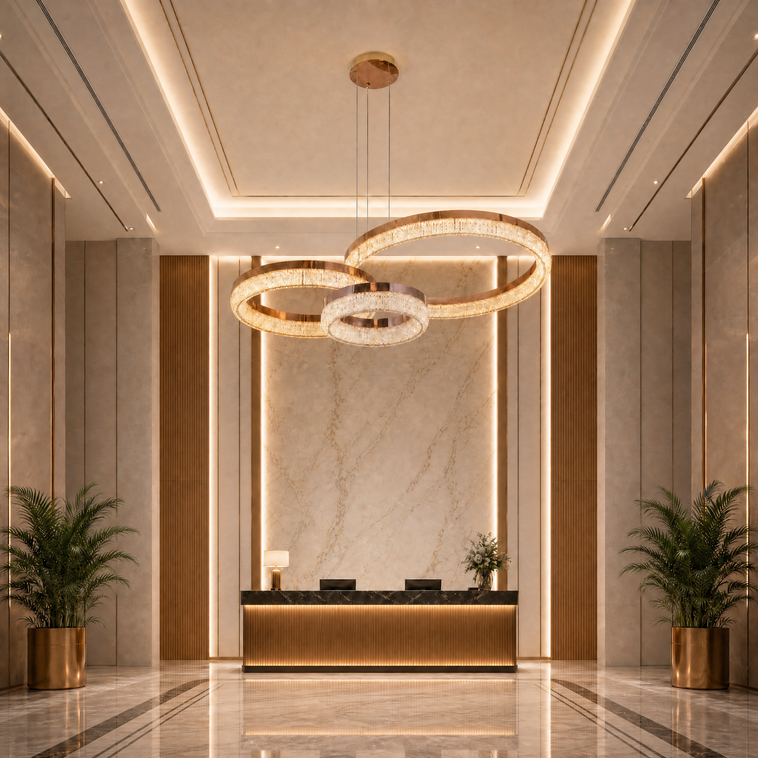 Penombra Ring Trio Chandelier