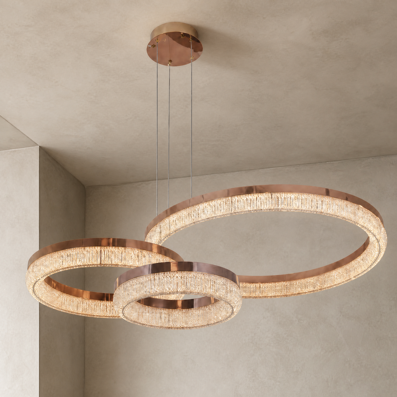 Penombra Ring Trio Chandelier
