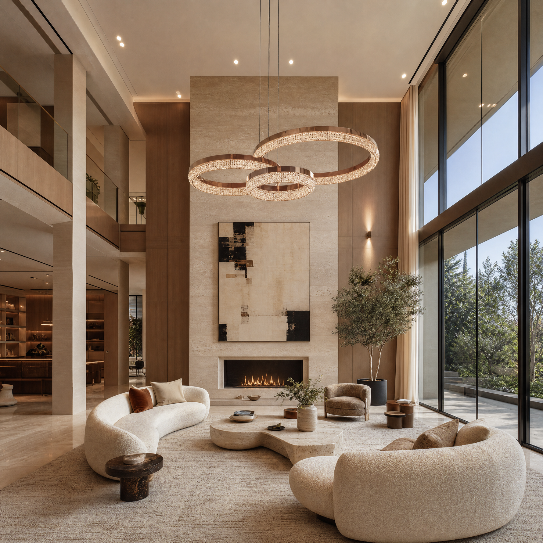 Penombra Ring Trio Chandelier