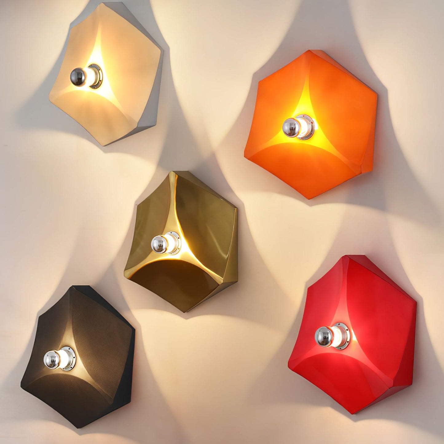 Pentagon Combination Wall Lamp - YIOSI