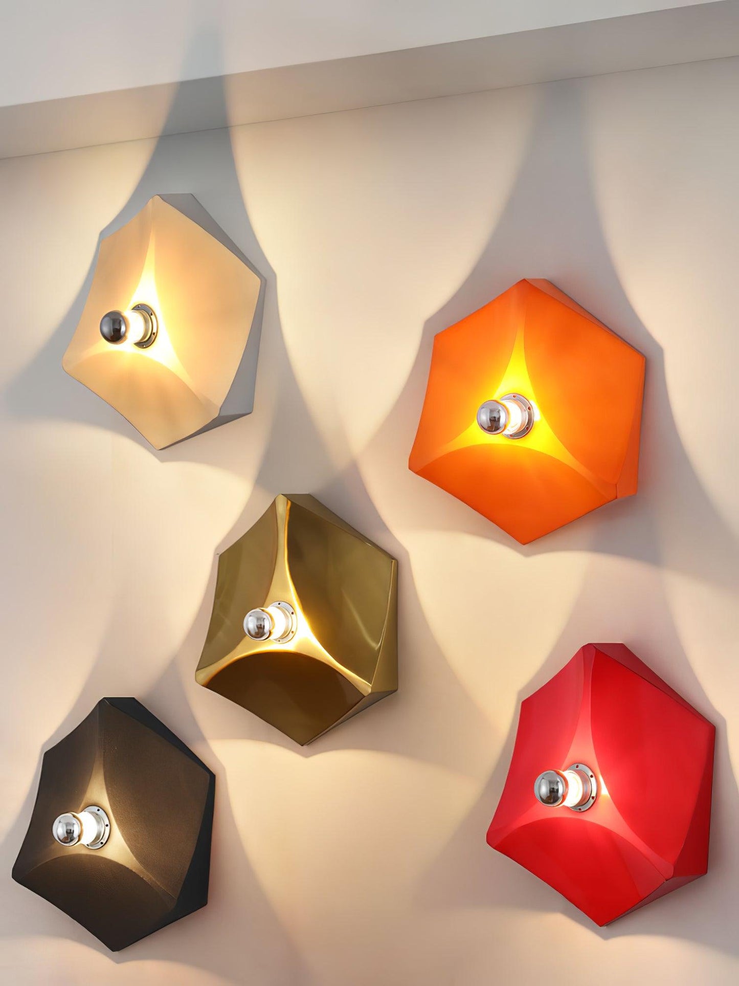 Pentagon Combination Wall Lamp - YIOSI