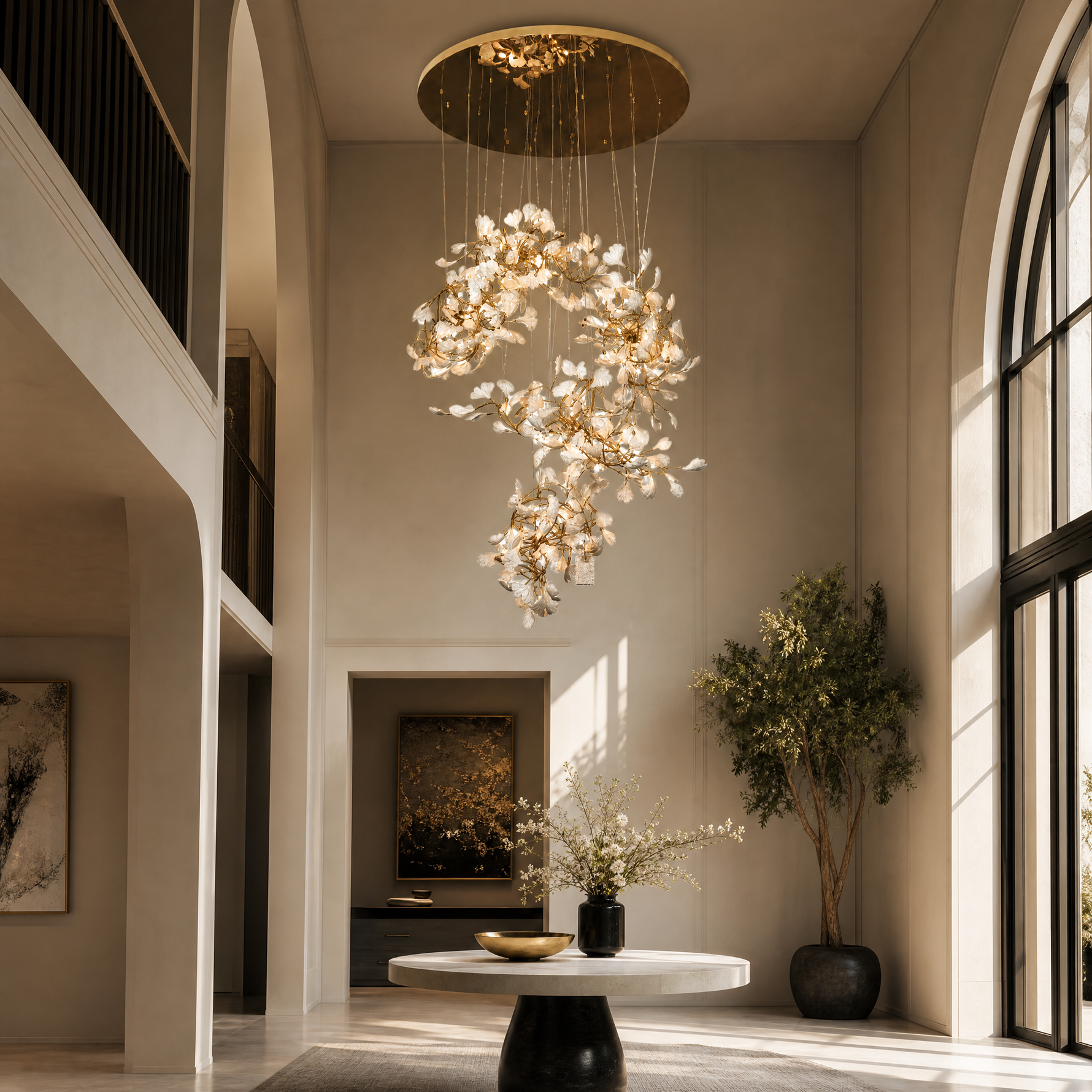 Petalo Ceramic Chandelier