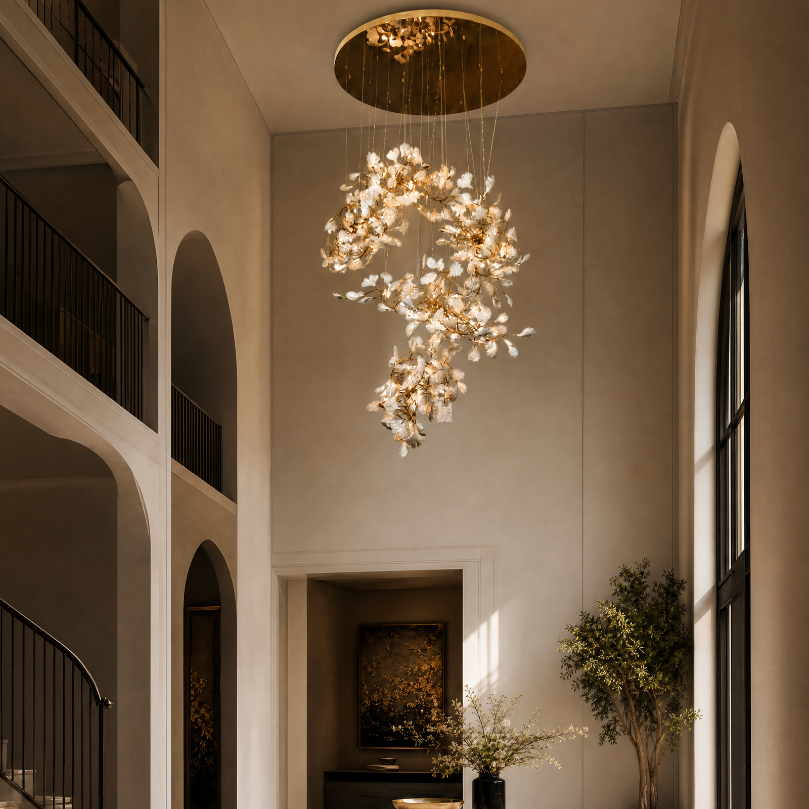 Petalo Ceramic Chandelier