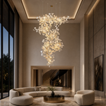 Petalo Ceramic Linear Chandelier