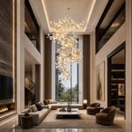 Petalo Ceramic Linear Chandelier