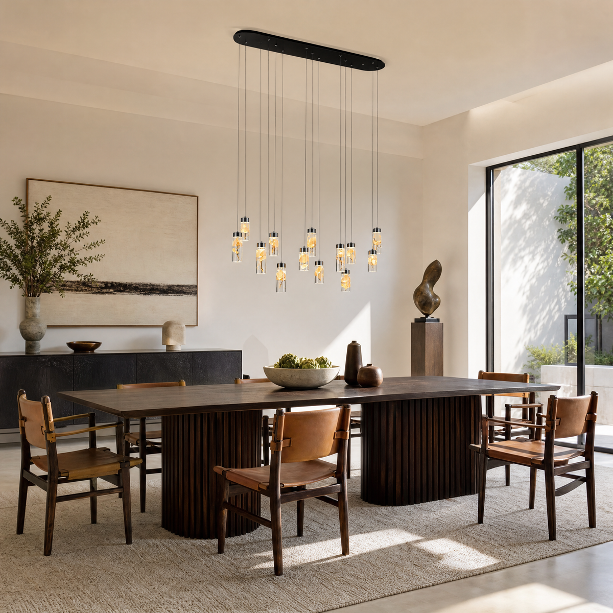 Phoenix Tree Modern Linear Dining Pendant Light