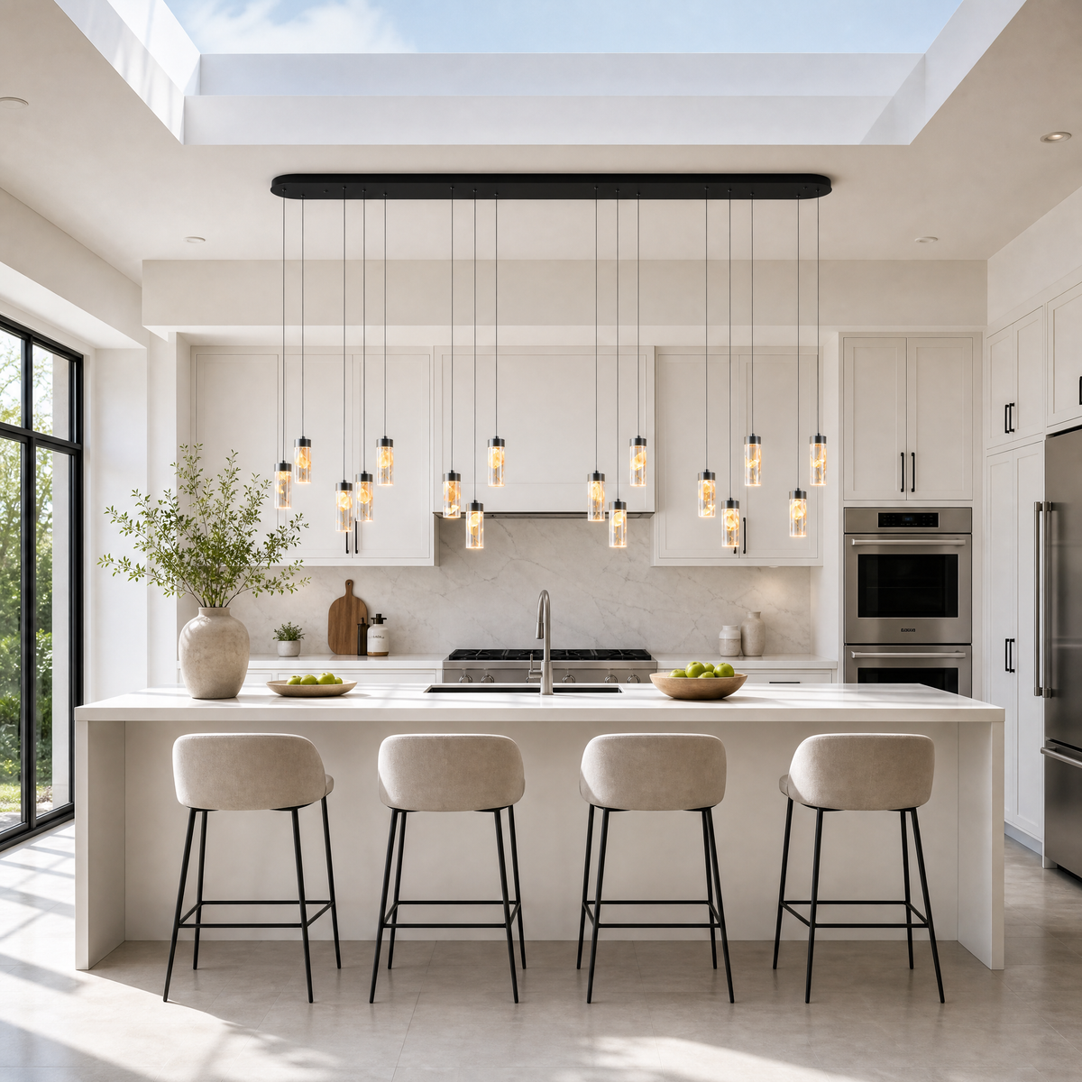 Phoenix Tree Modern Linear Dining Pendant Light
