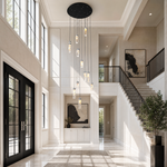 Phoenix Tree Modern Multi-Tier Cluster Chandelier