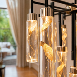 Phoenix Tree Modern Sculptural Ring Chandelier