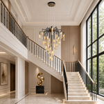 Phoenix Tree Modern Sculptural Ring Chandelier