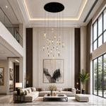 Phoenix Tree Modern Sculptural Ring Chandelier