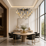 Phoenix Tree Modern Sculptural Ring Chandelier