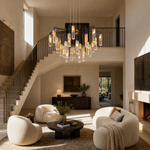 Phoenix Tree Modern Sculptural Ring Chandelier