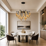 Phoenix Tree Modern Sculptural Ring Chandelier