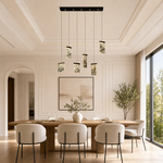 Picturesque Modern Linear Dining Pendant Light