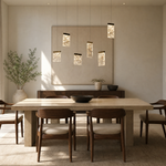 Picturesque Modern Linear Dining Pendant Light