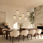 Picturesque Modern Linear Dining Pendant Light