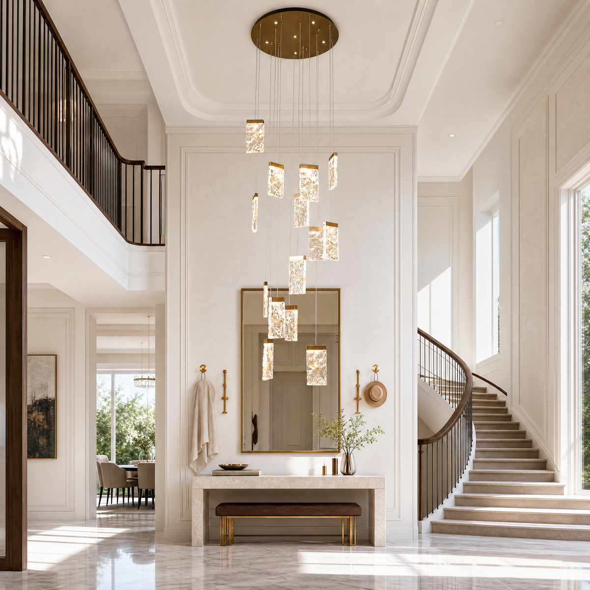 Picturesque Modern Multi-Tier Cluster Chandelier