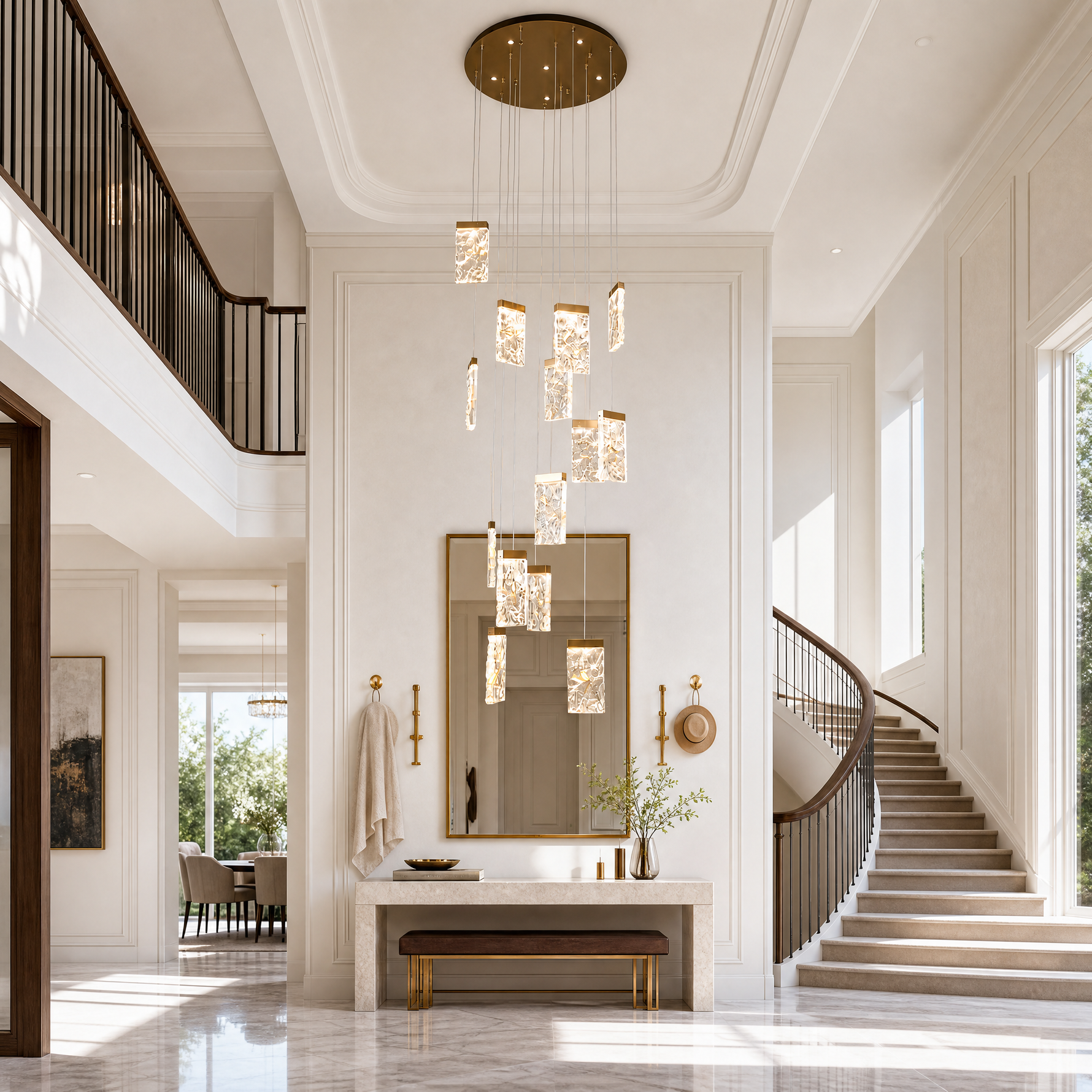 Picturesque Modern Multi-Tier Cluster Chandelier