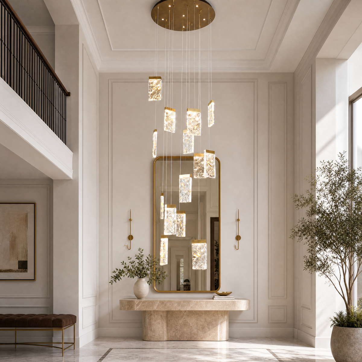 Picturesque Modern Multi-Tier Cluster Chandelier