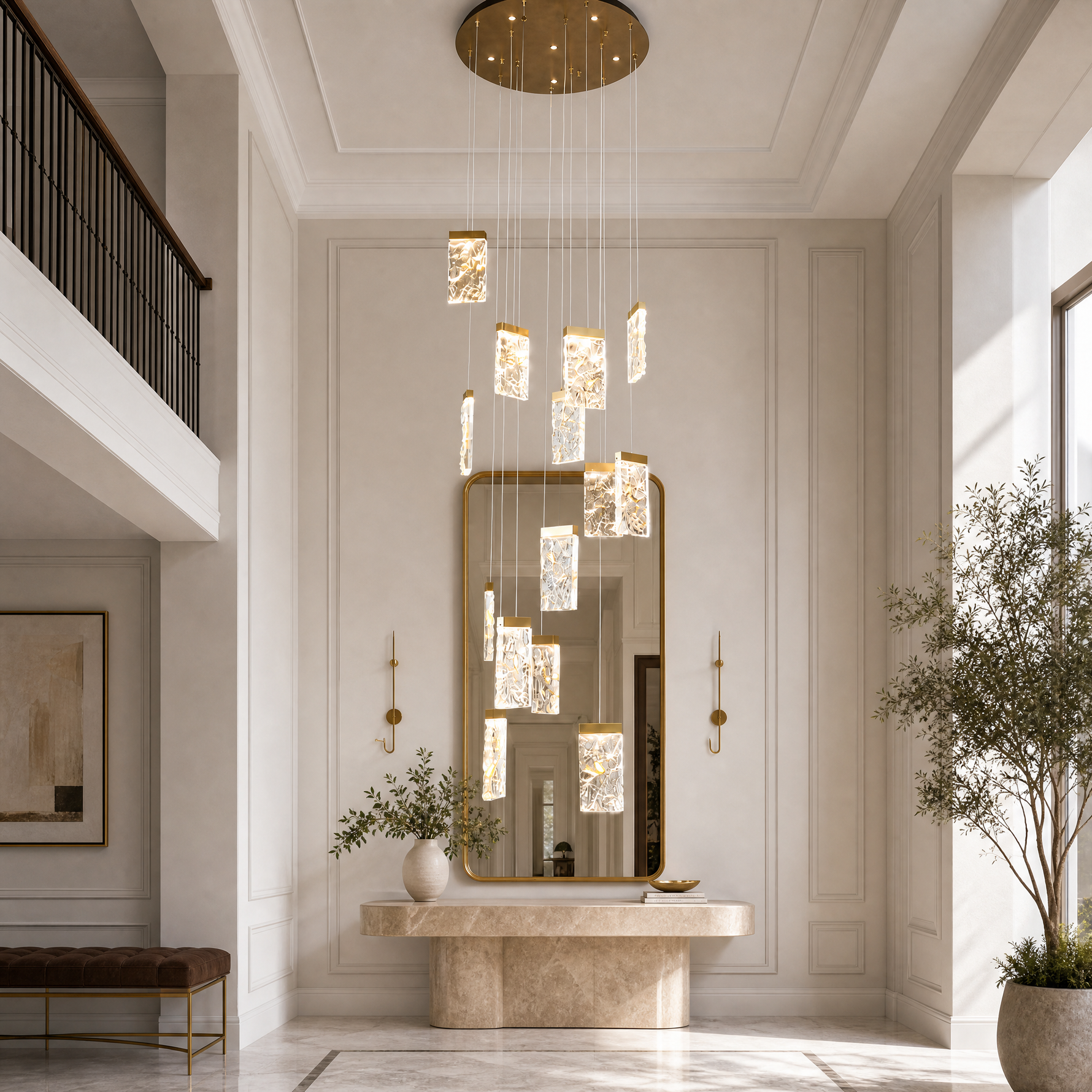 Picturesque Modern Multi-Tier Cluster Chandelier